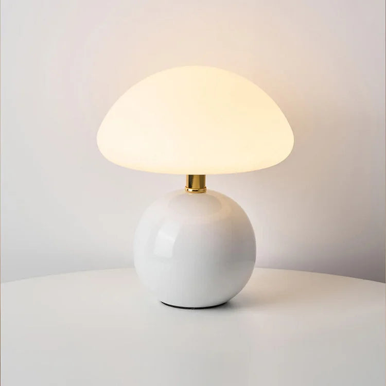 Elegant Ceramic Bedside Lamp | Soft LED Glow 0