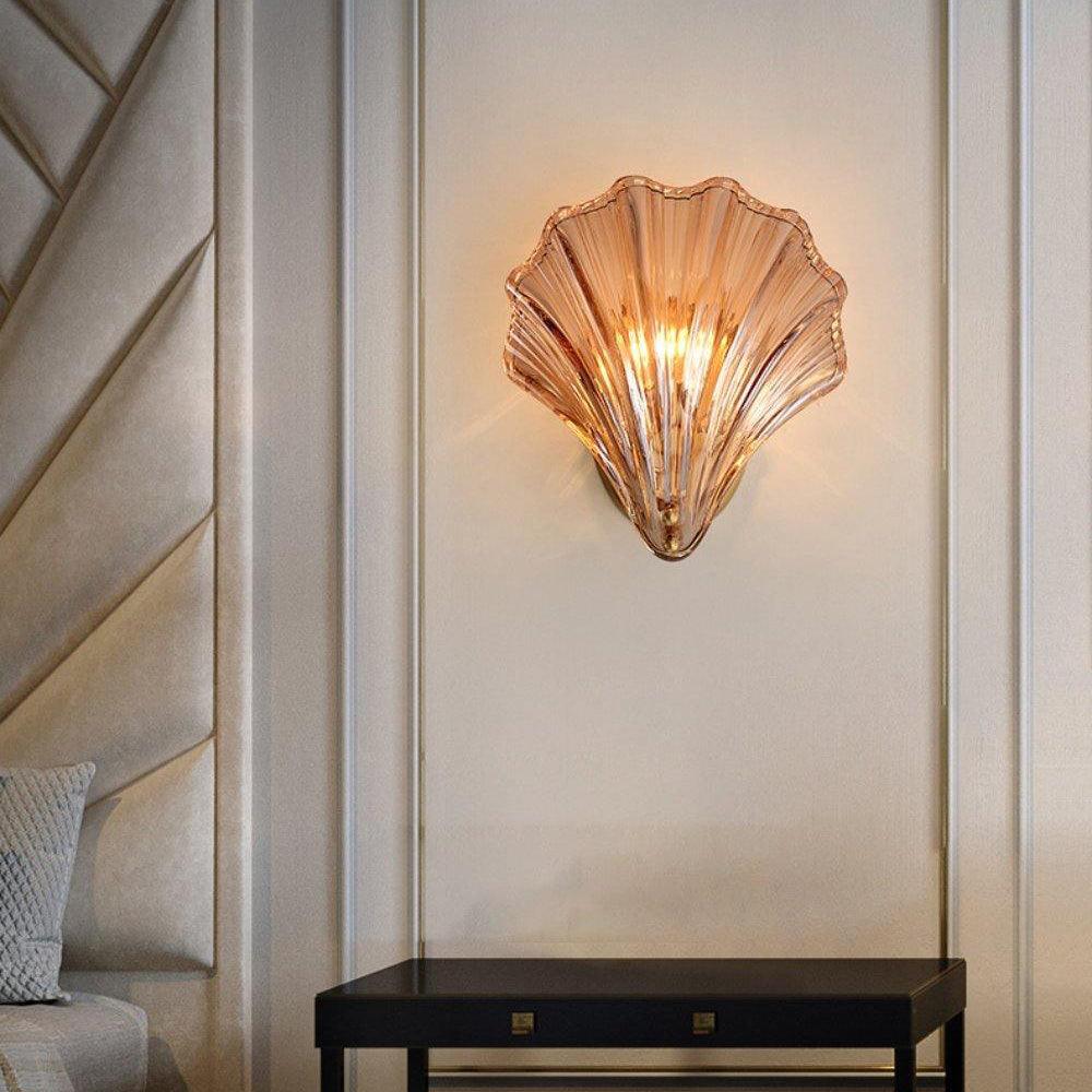 Elegant Coastal Wall Light | Nautical Shell Design & Durable Brass 2