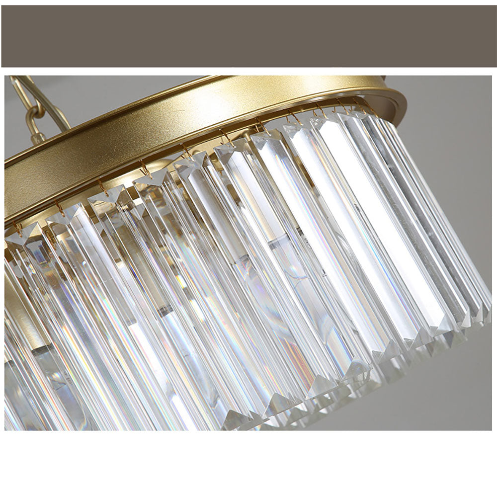 Elegant Crystal Ceiling Light | Flush Mount Fixture, Luxury Design 5