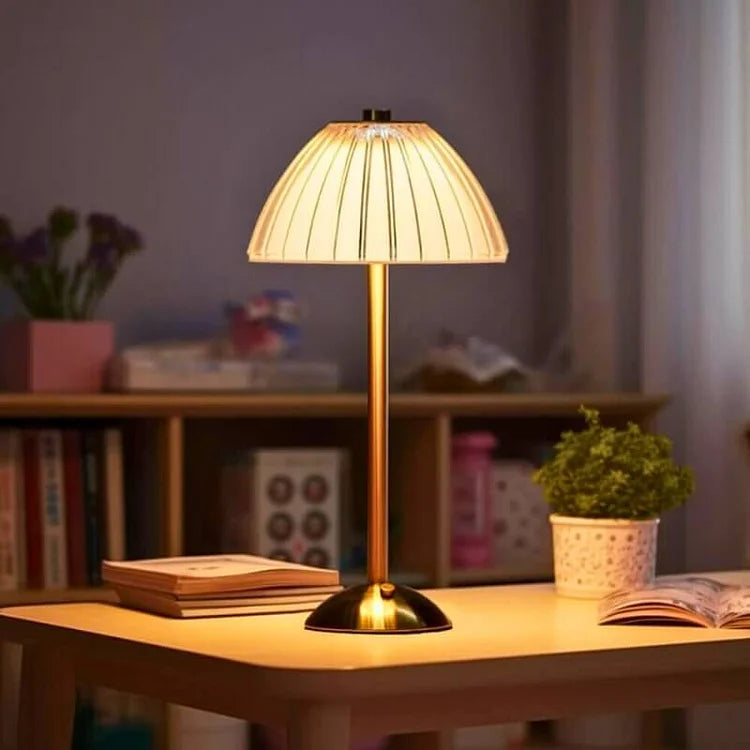 Elegant Crystal Table Lamp | USB Rechargeable & LED 1
