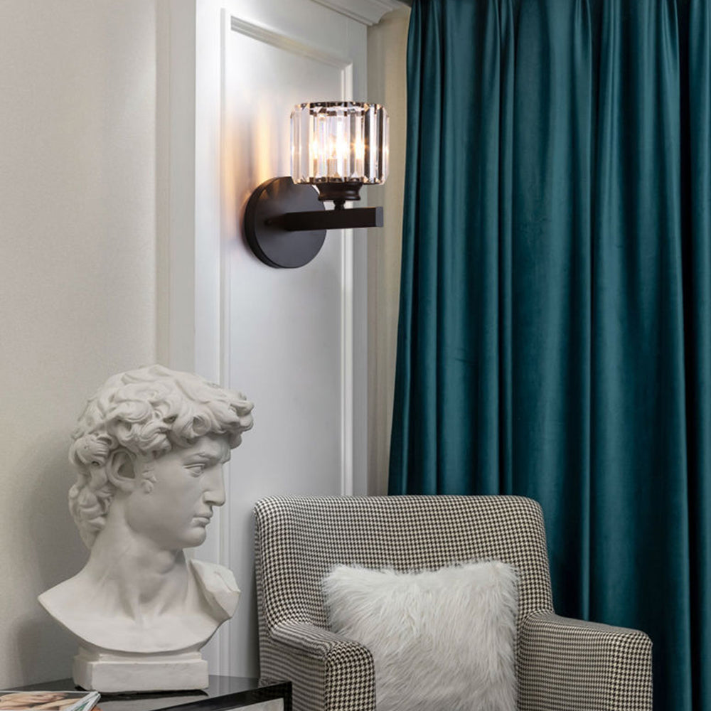 Elegant Crystal Wall Light | Modern Arm Design 0