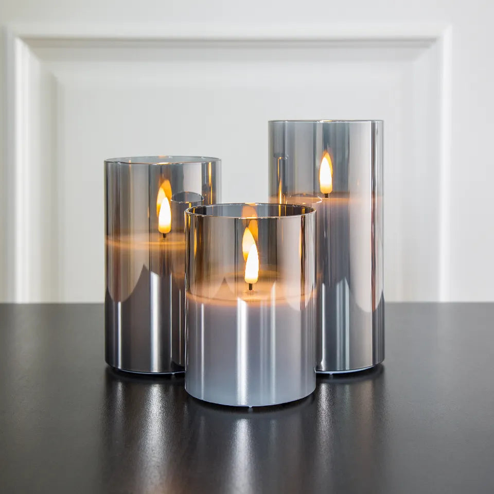 Elegant Flameless Candle Set | Realistic Flickering Light 3