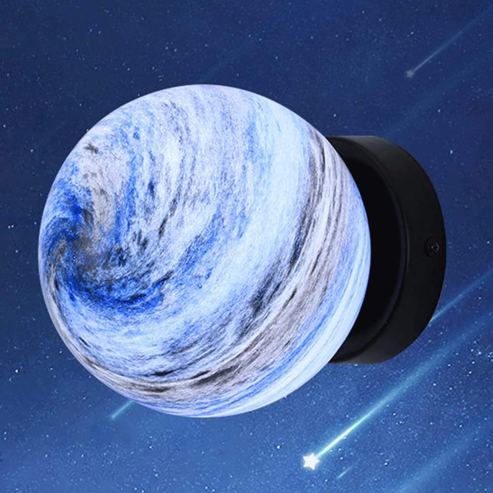 Elegant Glass Globe Ceiling Light | Flush Mount Fixture & Soft Ambient Lighting 3