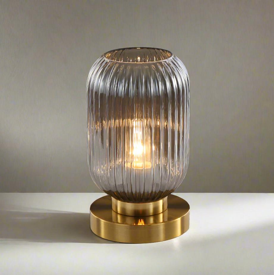 Elegant Glass Shade Table Lamp | Versatile & Durable 12