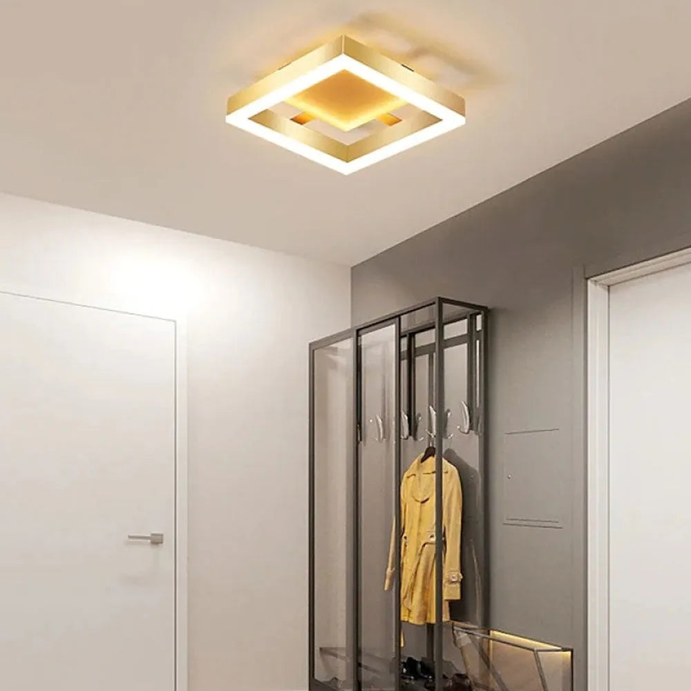 Elegant Gold Flush Mount Ceiling Light | Energy-Efficient LED 2