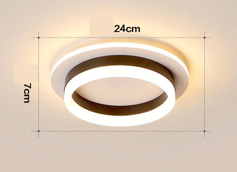 Elegant Gold Flush Mount Ceiling Light | Energy-Efficient LED 4