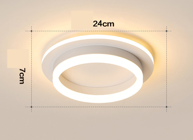 Elegant Gold Flush Mount Ceiling Light | Energy-Efficient LED 5