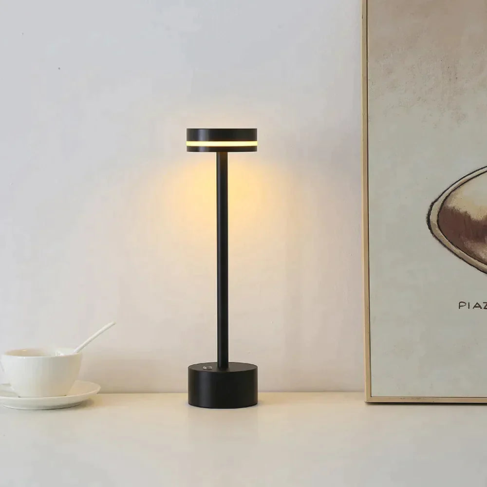 Elegant Gold Table Lamp | Cordless & Touch Control Dimming 5