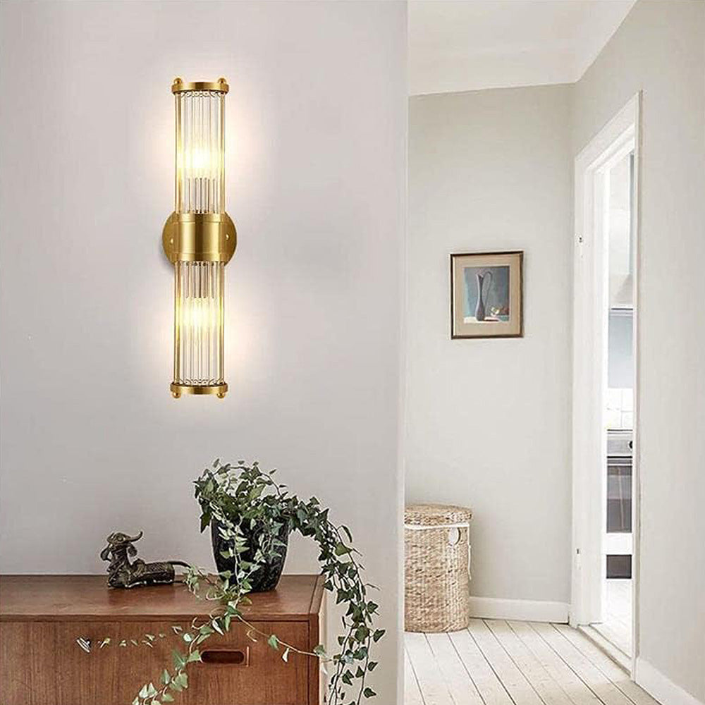 Elegant Gold Wall Light | LED Indoor Fixture 5