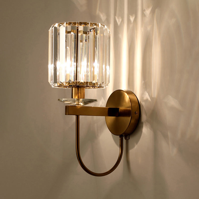 Elegant Gold Wall Light | Modern Crystal Sconce & Wall Lamp 1