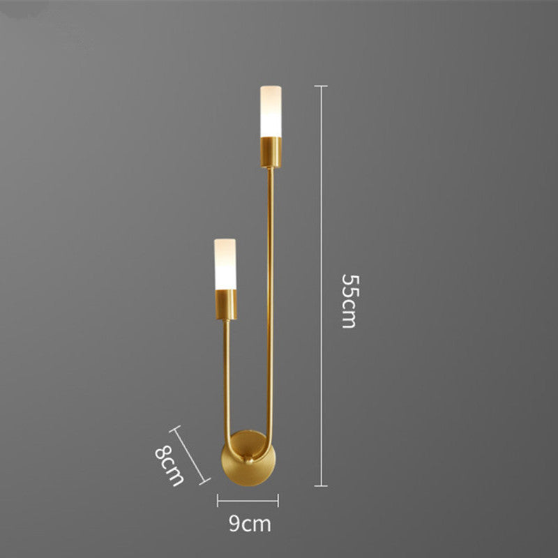 Elegant Gold Wall Light | Modern LED Bedside Lamp 4