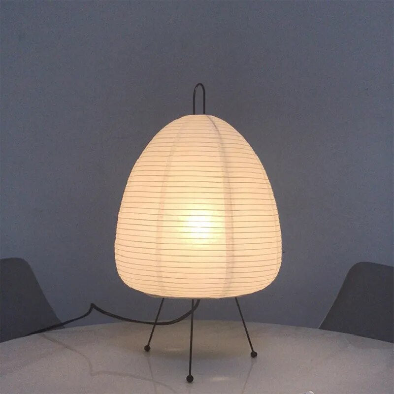 Elegant Japanese Paper Table Lamp | LED Lighting 6
