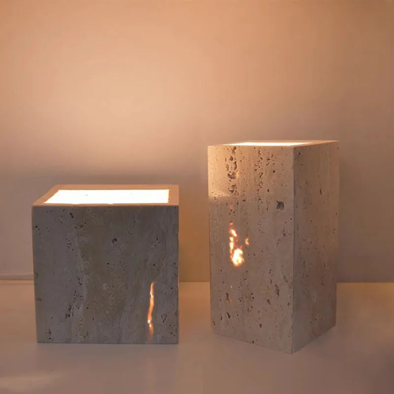 Elegant LED Wall Light | Natural Stone Design 5
