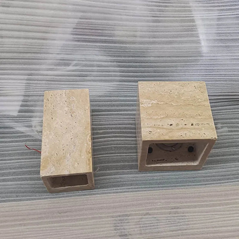 Elegant LED Wall Light | Natural Stone Design 6