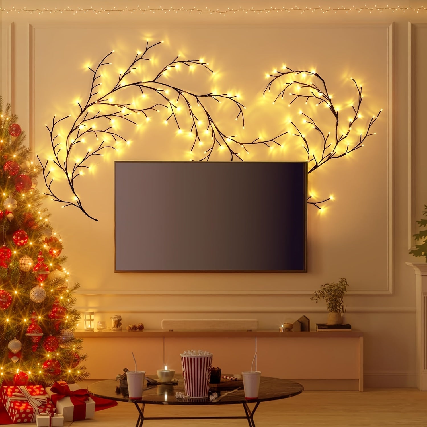 Elegant LED Wall Lights | Willow Branch Design 1
