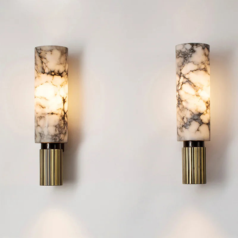 Elegant Marble Wall Light | Modern Wall Sconces & Soft Warm Lighting 1