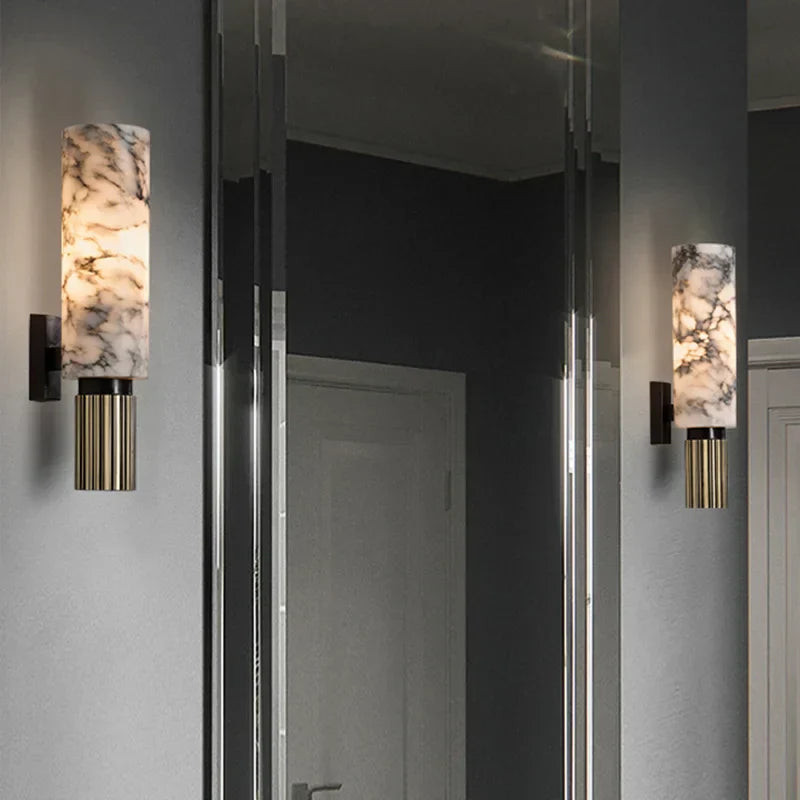 Elegant Marble Wall Light | Modern Wall Sconces & Soft Warm Lighting 2