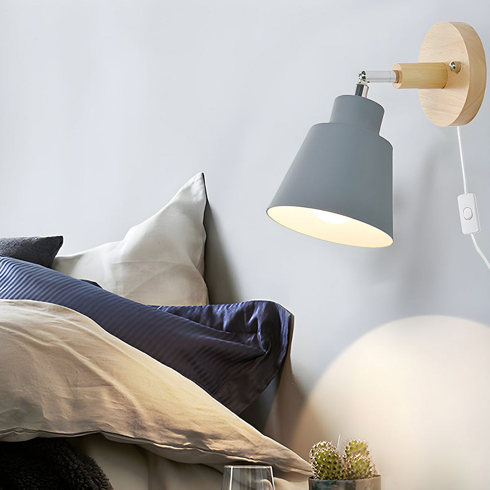 Elegant Minimalist Wall Light | Wooden Accent 6