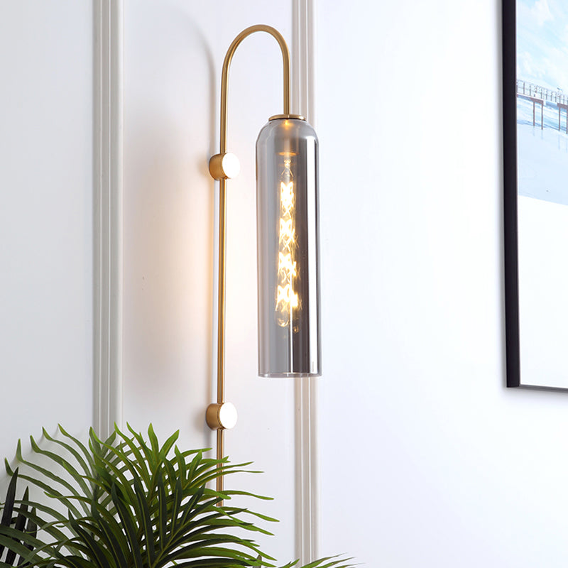 Elegant Modern Wall Light | Glass & Metal Sconce 0