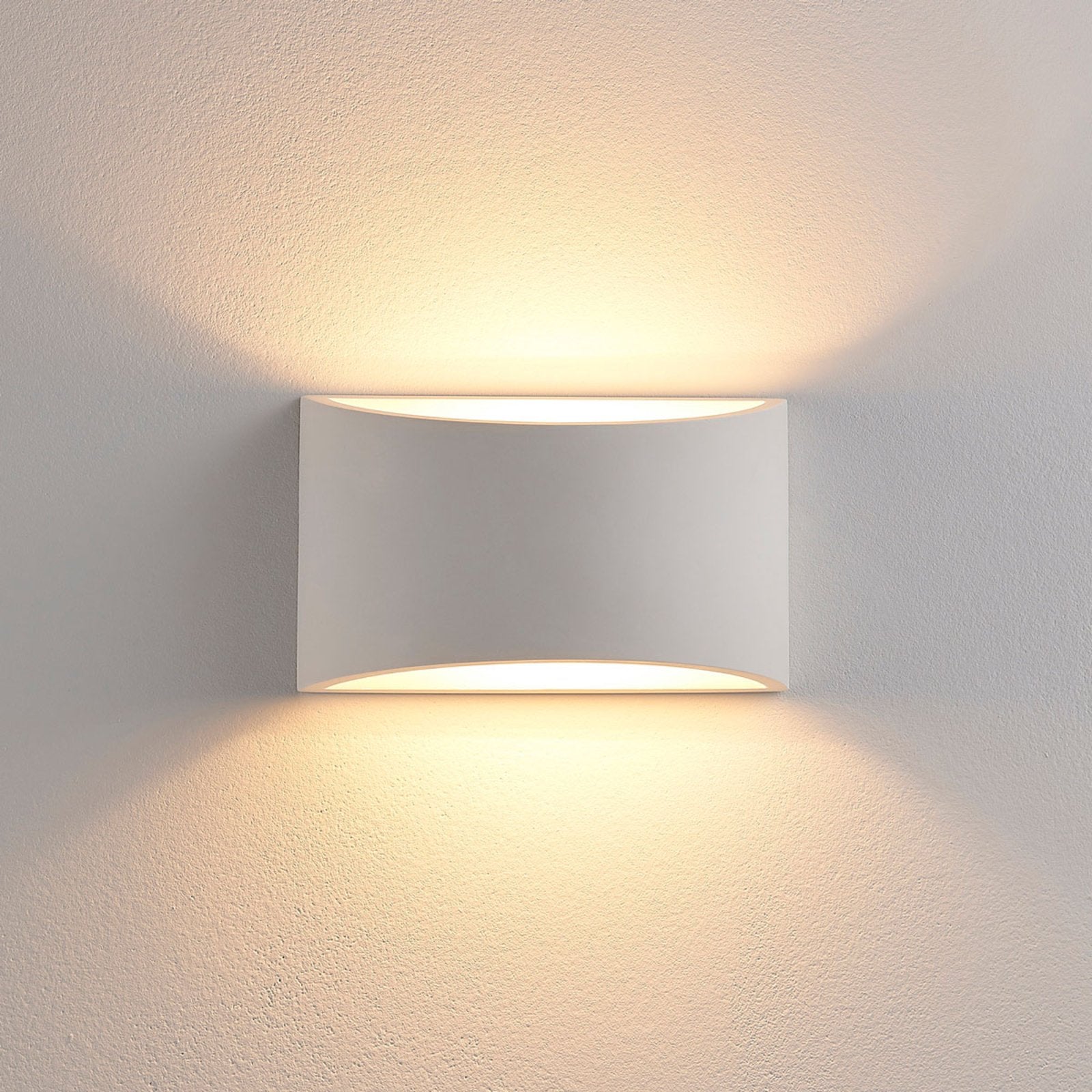 Elegant Modern Wall Light | Paintable Plaster Uplight 4