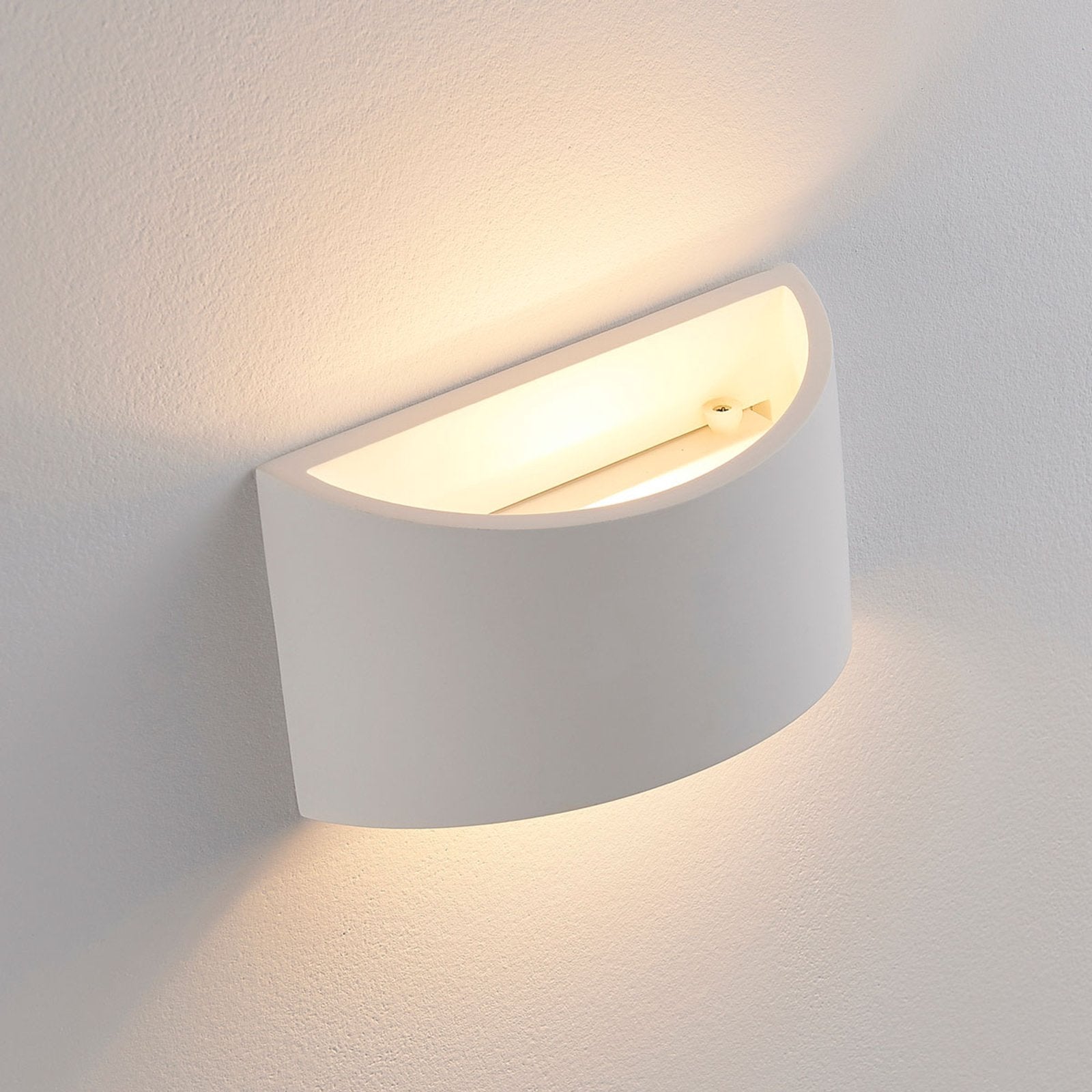 Elegant Modern Wall Light | Paintable Plaster Uplight 5