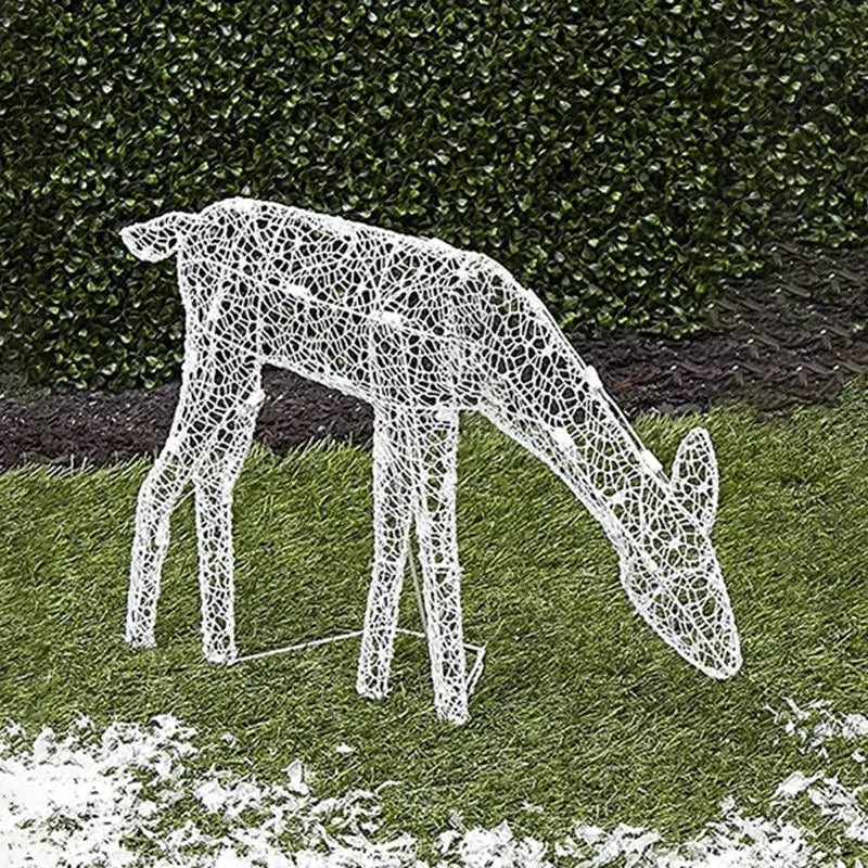 Elegant Outdoor Reindeer Decoration | Illuminated Christmas Ornament 2