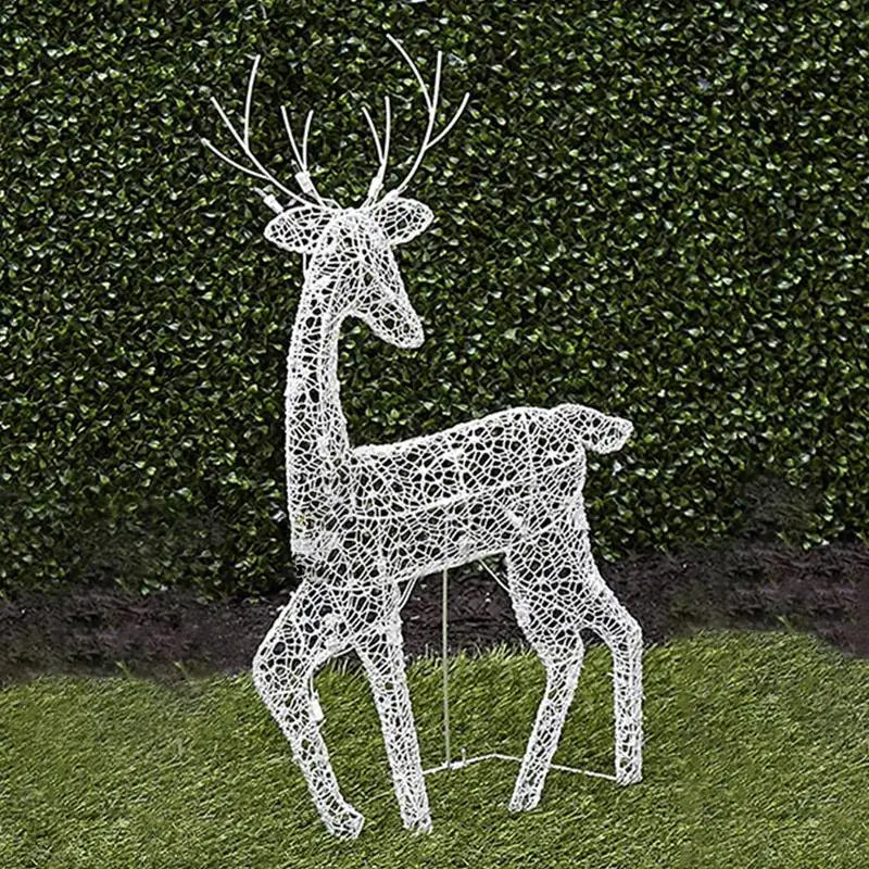 Elegant Outdoor Reindeer Decoration | Illuminated Christmas Ornament 3