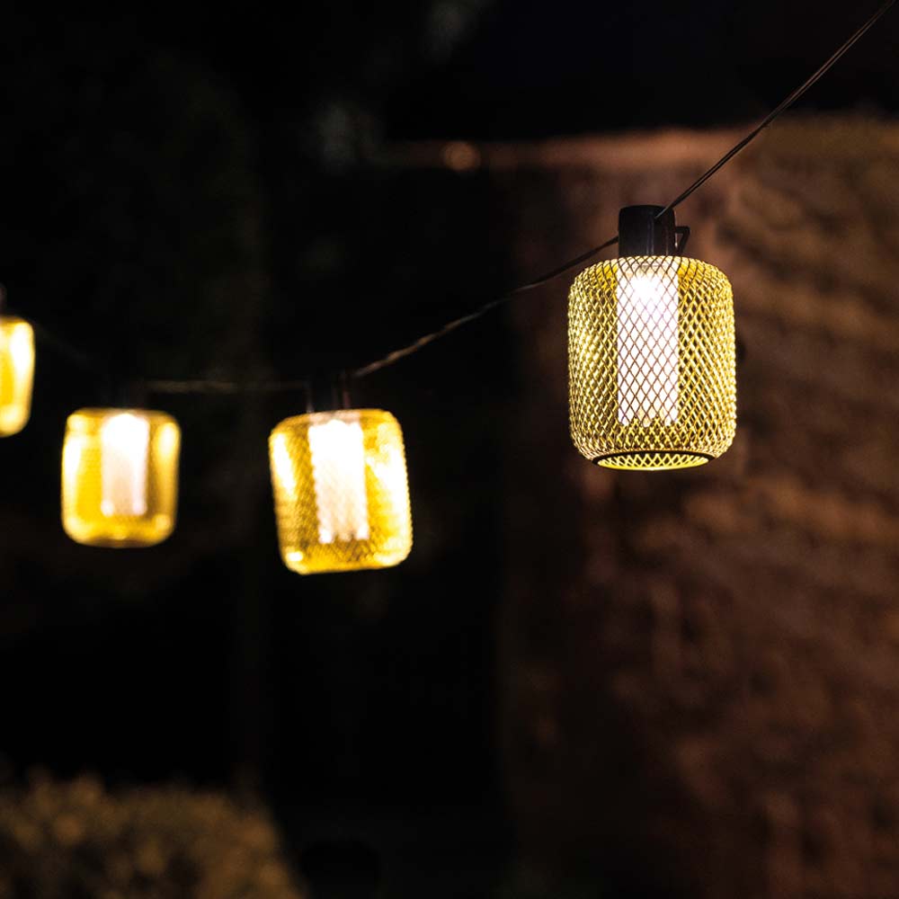 Elegant Solar Festoon Lights | Waterproof & USB Rechargeable 5
