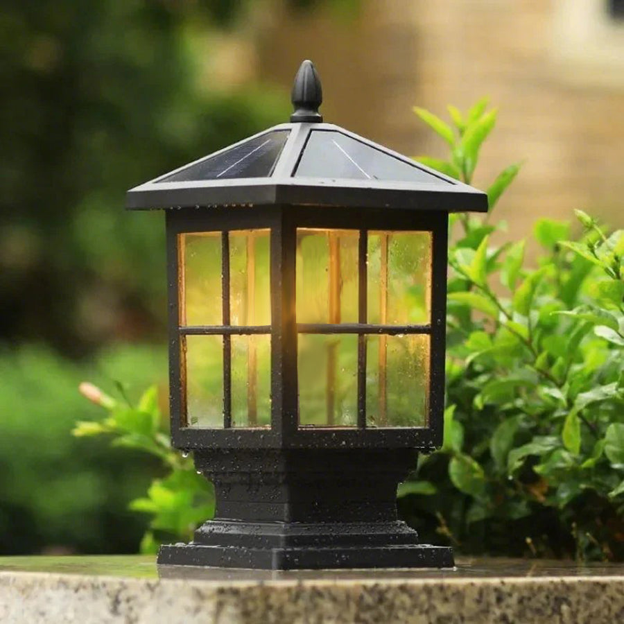 Elegant Solar Garden Light | Weatherproof & Dual Power 0