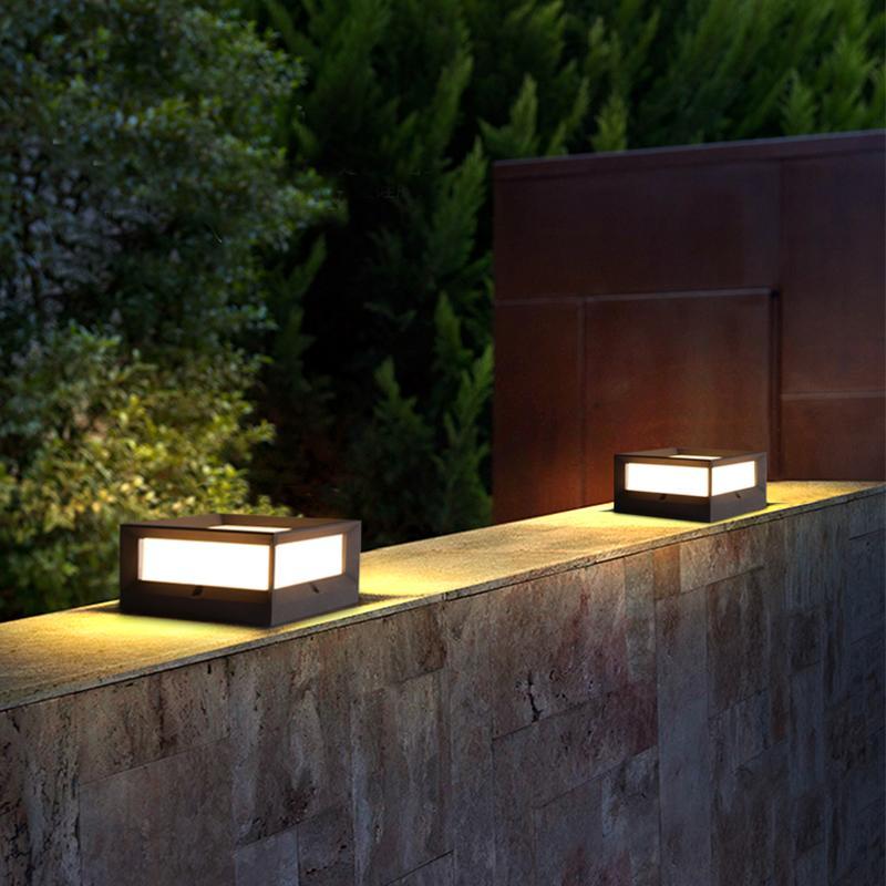 Elegant Solar LED Post Light | Weather-Resistant & Dual Power 6