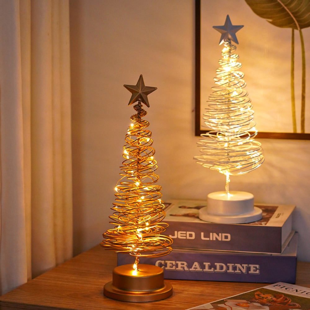Elegant Table Lamp | LED Lights & Metal Tree Design 2