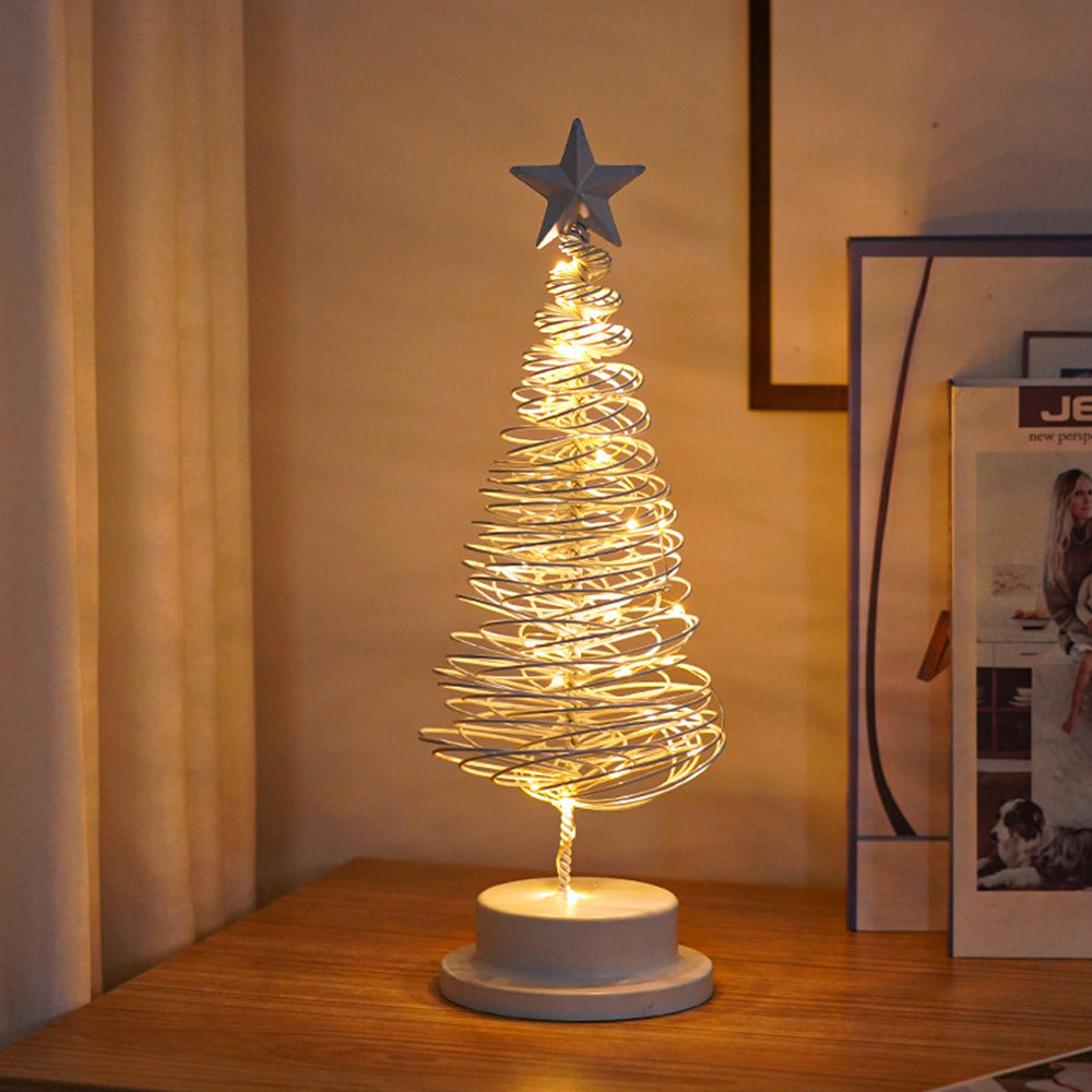 Elegant Table Lamp | LED Lights & Metal Tree Design 5