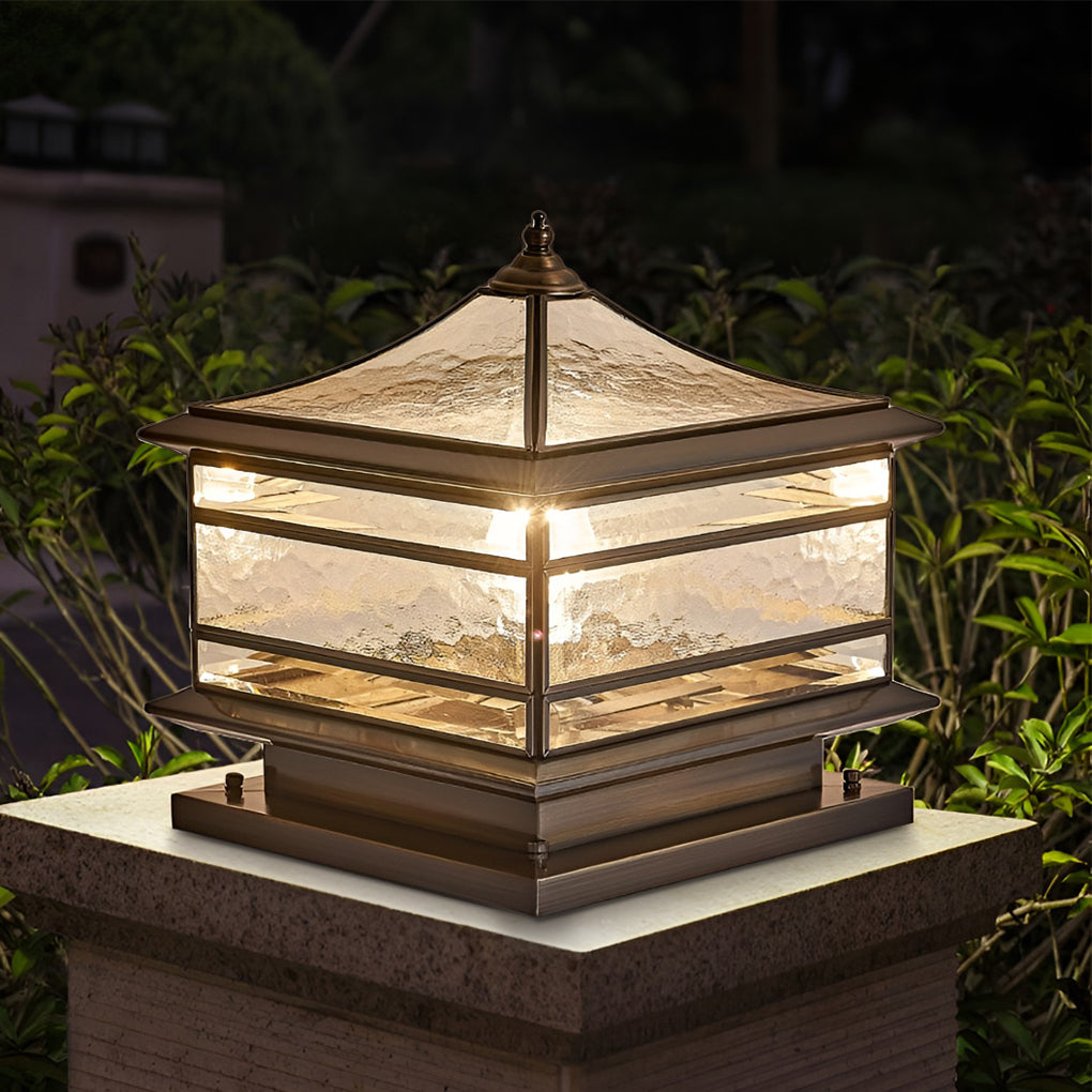 Elegant Vintage Copper Garden Light | Solar & Hardwired Options 1