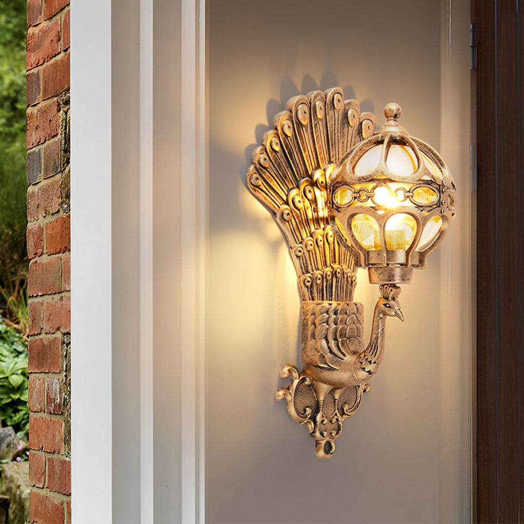 Elegant Vintage Outdoor Wall Light | Waterproof & Weather-Resistant 2