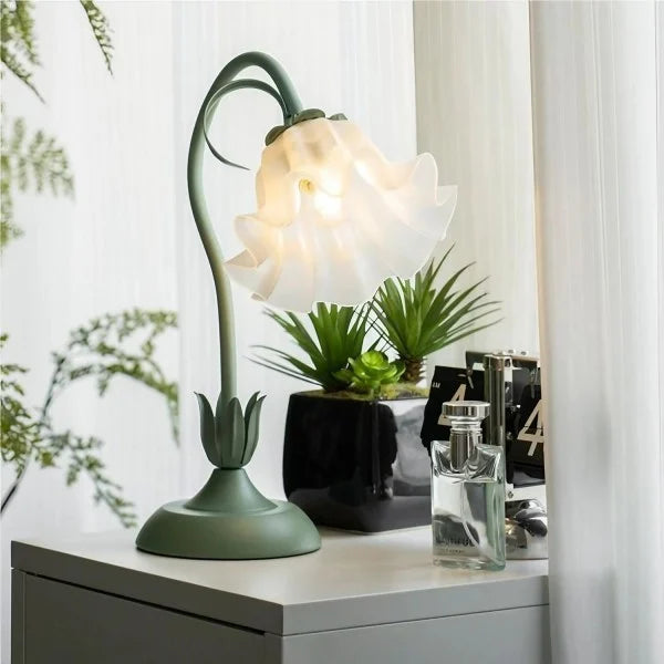 Elegant Vintage Table Lamp | Adjustable Floral Design 7