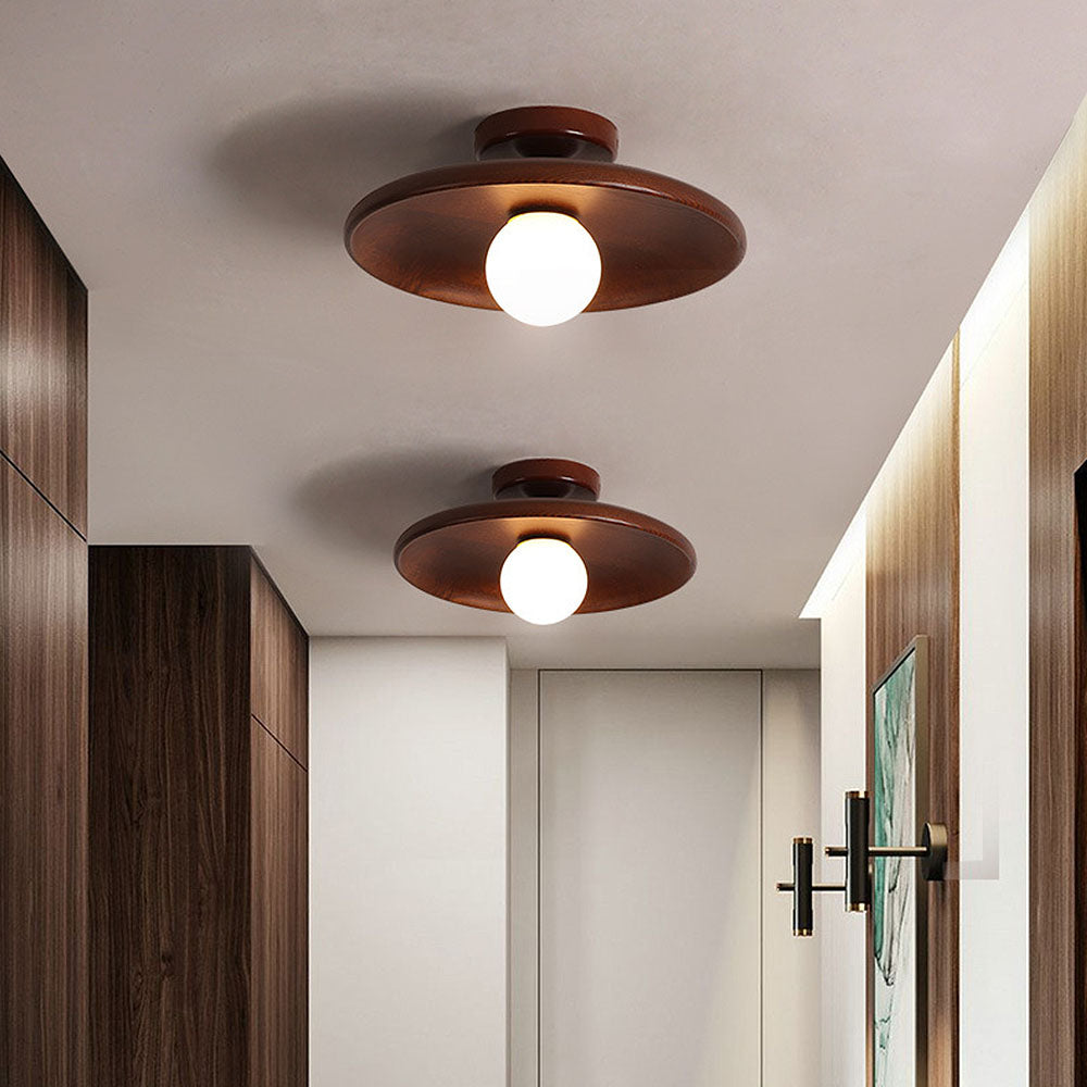 Elegant Wood Ceiling Light | Minimalist Design 1