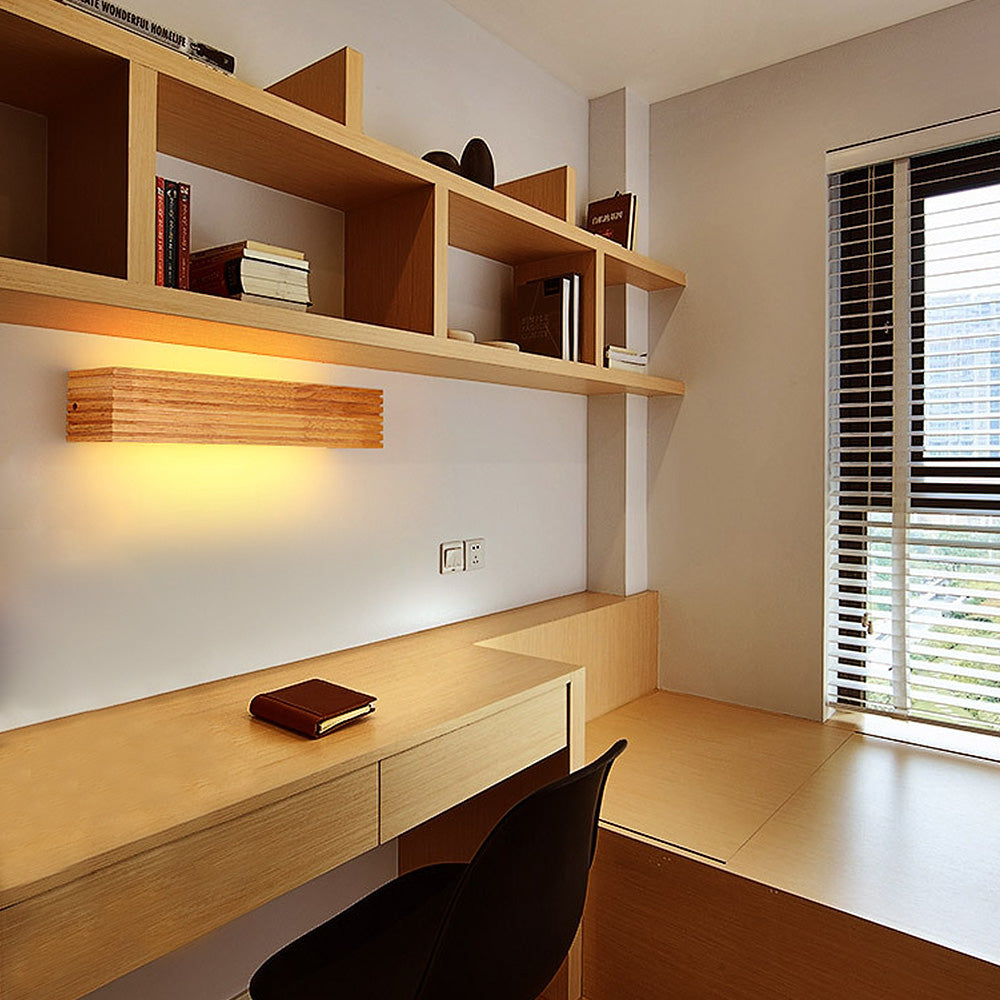 Elegant Wooden LED Wall Light | Energy-Efficient & Minimalist Design 5