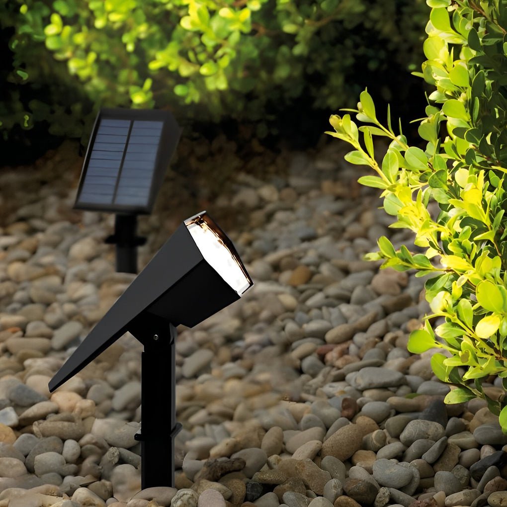 Energy-Efficient Solar Garden Spotlight | Waterproof & Adjustable Garden Spike Lights 0
