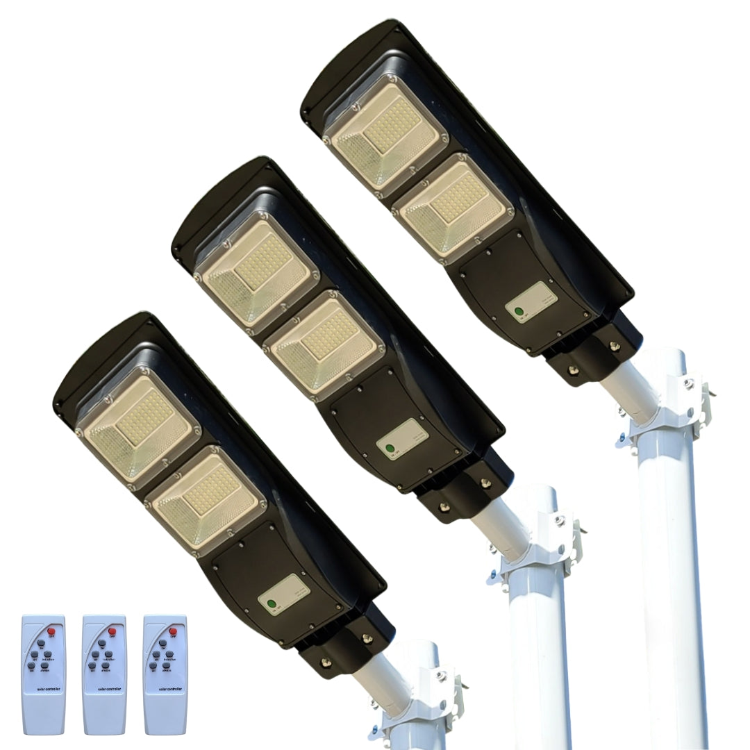 High-Brightness Solar Street Light | Dusk-to-Dawn & Weather-Resistant 8