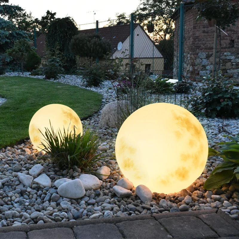 Magical Moon-Shaped Outdoor Lamp | Weatherproof & USB Rechargeable 1