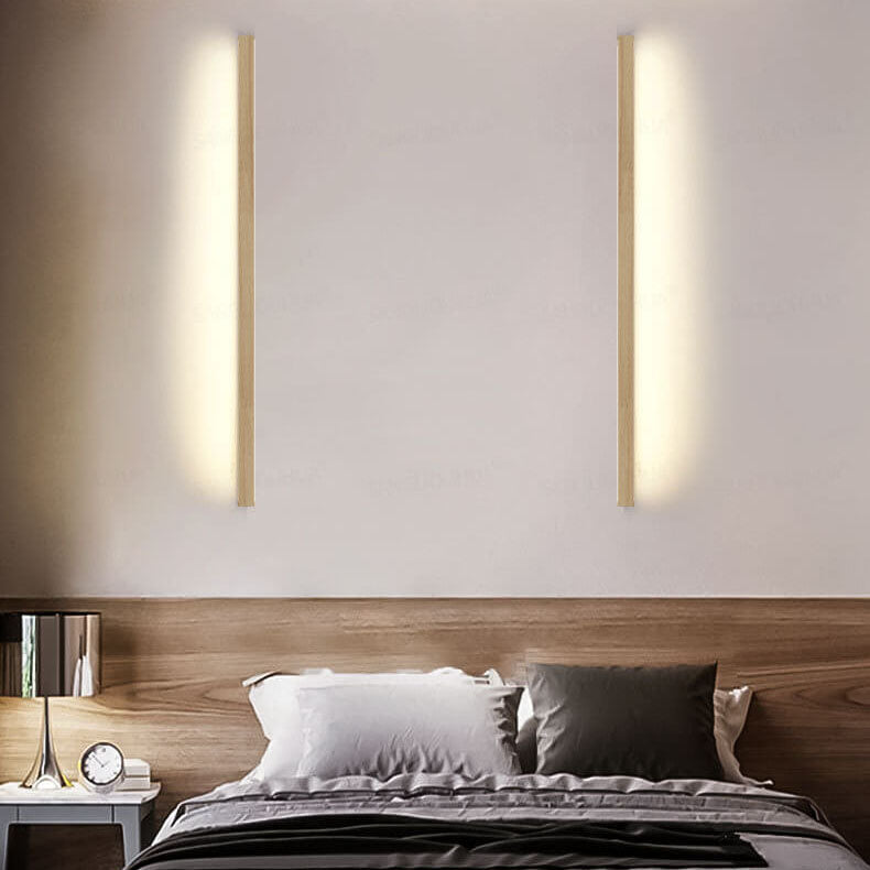 Minimalist Wooden Wall Light | LED Fixture 1