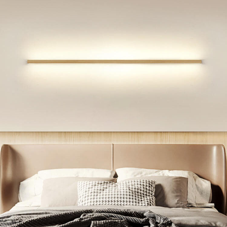 Minimalist Wooden Wall Light | LED Fixture 4