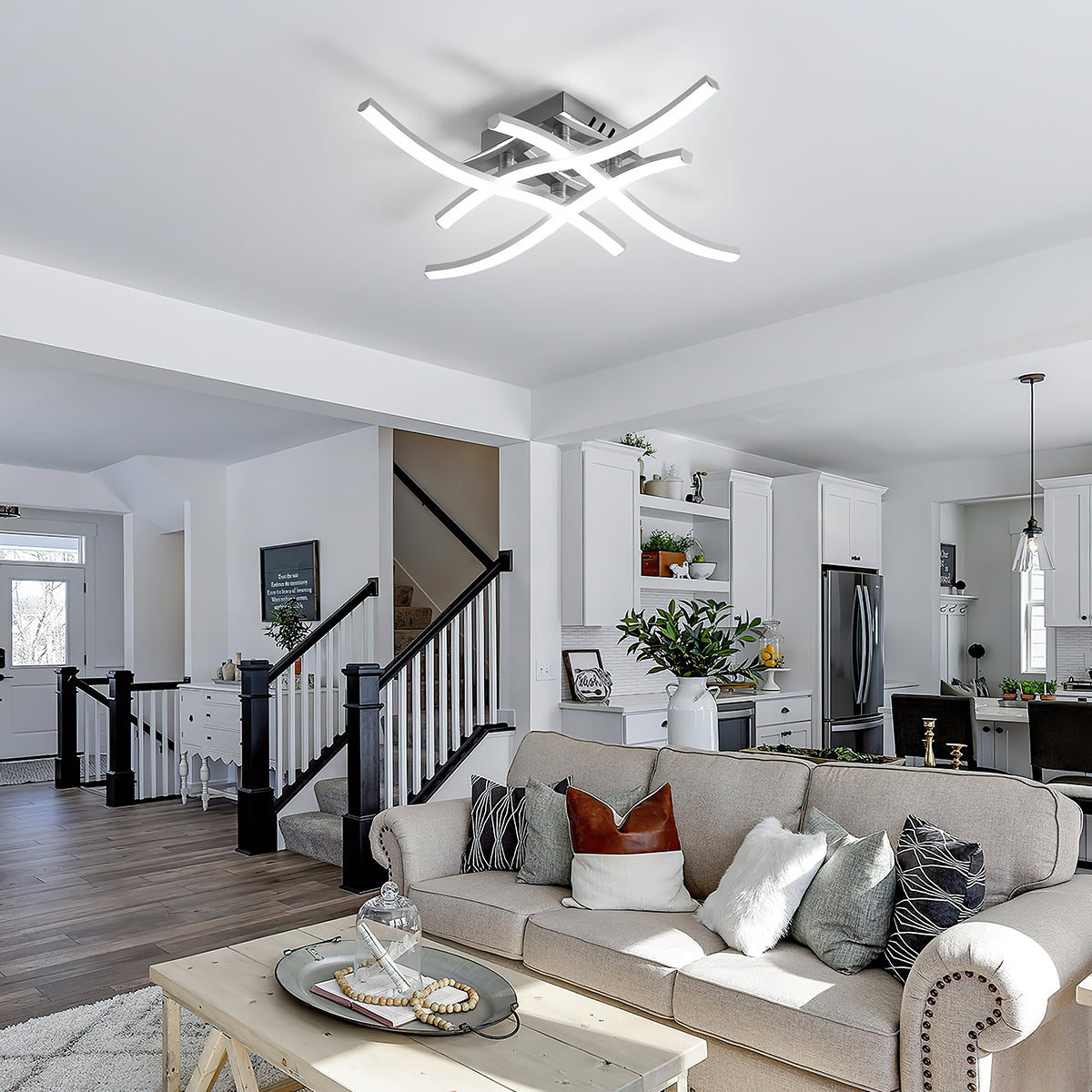 Modern Aluminum LED Ceiling Light | Energy Efficient Flush Mount 2