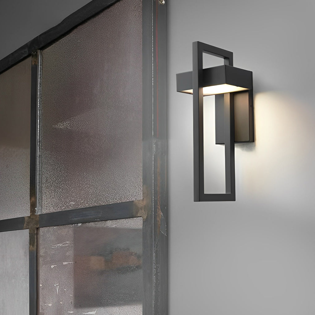 Modern Black LED Outdoor Wall Light | Waterproof & Weather-Resistant 7