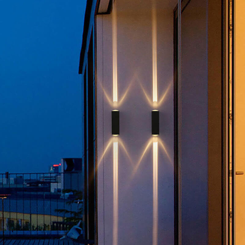 Modern Black Outdoor LED Wall Light | Waterproof & Energy-Efficient 3