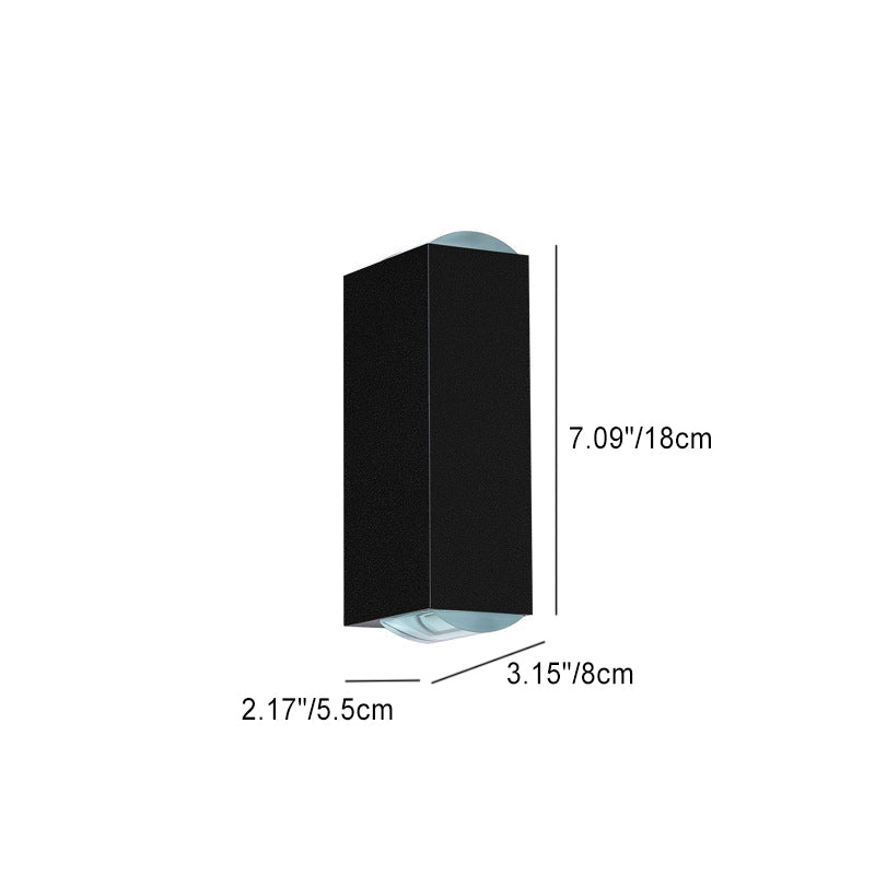 Modern Black Outdoor LED Wall Light | Waterproof & Energy-Efficient 5