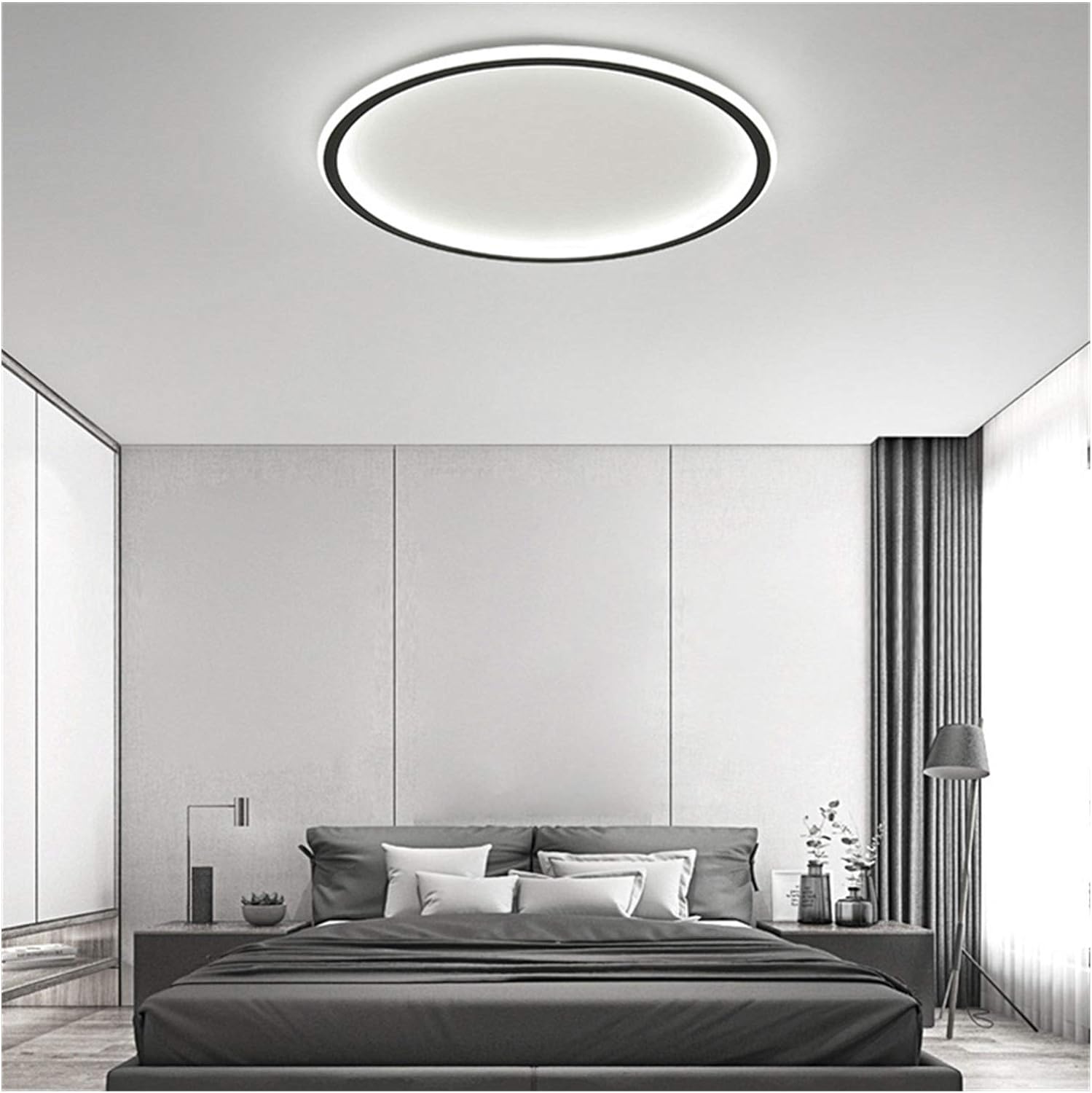 Modern Flush Mount Ceiling Light | Energy-Saving LED Fixture 0