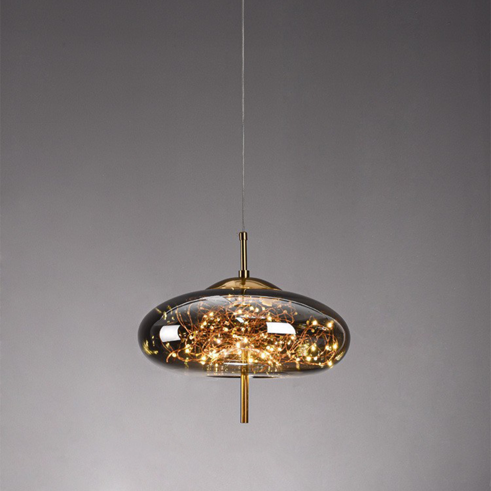 Modern Glass Pendant Light | Kitchen Pendant Lighting & Energy-Efficient LED 10