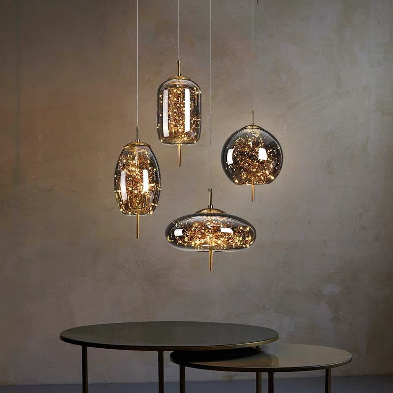 Modern Glass Pendant Light | Kitchen Pendant Lighting & Energy-Efficient LED 13