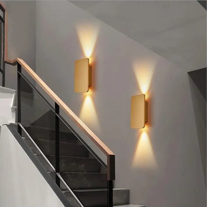 Modern Rectangular Wall Light | LED Indoor Fixture 10